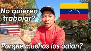 Todos se QUEJAN de MIGRANTES venezolanos en EEUU no quieren trabajan [upl. by Nilhsa81]