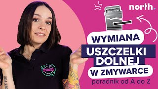 🔄 Wymiana uszczelki dolnej📏 w zmywarce🍽️  Poradnik od AZ naprawiajniewyrzucaj  Northpl [upl. by Amlet]