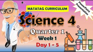 Science 4 Q1 Week 1 MATATAG Curriculum Powerpoint Presentation matatagcurriculum matatag [upl. by Dnomse]