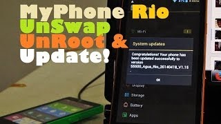 MyPhone Agua Rio Firmware Update Now Allows SD Installs How To UnSwap UnRoot amp Update Your Phone [upl. by Danyluk868]