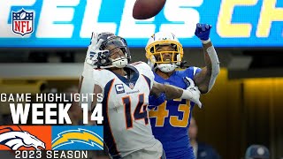 Denver Broncos vs Los Angeles Chargers Game Highlights  NFL 2023 Week 14 [upl. by Ahsinet148]