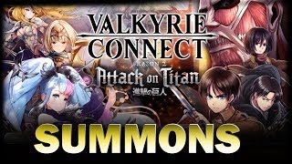 ATTACK ON TITAN X VALKYRIE CONNECT CROSSOVER Season 2 Summons [upl. by Nalyac589]