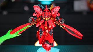 Somehow Bandai made the Real Grade Sazabi even better  RG Sazabi FF Review [upl. by Annekahs]