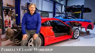 Conserving History Ferrari F40 Part 4  Beautiful Paintwork  Tyrrells Classic Workshop [upl. by Llerahs563]