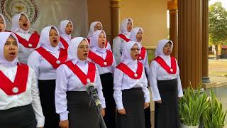 Lomba Paduan Suara Indonesia Raya dan Mars Abpednas [upl. by Leinahtam78]