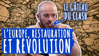 LEurope entre Restauration et révolution  Réussir son étude de doc en Histoire  1ère [upl. by Enelyak]