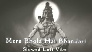 Mera Bhola Hai Bhandari ll slowed Lofi ll Mahashivratri special 🙏 [upl. by Lednor]