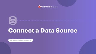 How to Connect a Thunkable App to a Data Source 3 of 4 [upl. by Gniy]