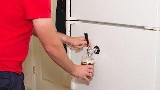 How To Build A Beer Fridge Using a Kegerator Conversion Kit [upl. by Rebba395]