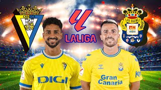 CADIZ vs LAS PALMAS  Jornada 37  LaLiga Española EA Sports  Pronóstico en FC 24 [upl. by Leirea]