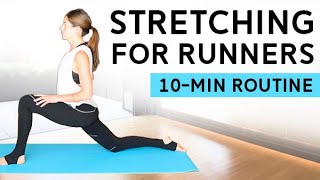 10Minute Guided Stretching Routine for Runners [upl. by Llerrehc]