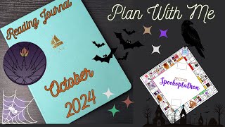 Plan With Me  October Reading Journal  Bonus AampO Unboxing [upl. by Nonnahsed]