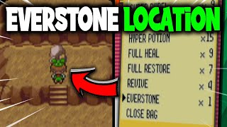 WHERE TO FIND THE EVERSTONE ON POKEMON EMERALD [upl. by Tedra]