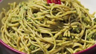 Healthy Spinach Pesto Pasta Recipe [upl. by Daphene286]