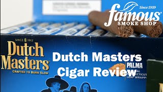 Dutch Masters Cigar Review  Famous Smoke Shop [upl. by Noiztneb]