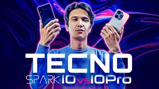 Tecno SPARK 10 vs 10 Pro KIBERUZ x KUNDUZIY [upl. by Fasto]