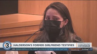 Chandler Haldersons exgirlfriend testifies in his murder trial [upl. by Darahs]