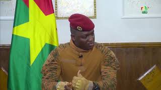 Rtb  Entretien avec le Président de la Transition Chef de lEtat le Capitaine Ibrahim TRAORE [upl. by Yelats690]