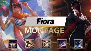 Fiora Montage  JJking Montage  Best Fiora Plays [upl. by Atinuahs]