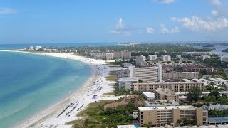 Siesta Key Beach Florida Drone Footage 2016 [upl. by Dranrev698]