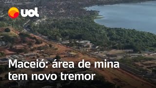 Maceió tem novo tremor em área de mina da Braskem [upl. by Eddra941]