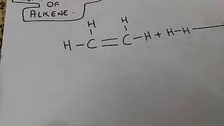 Hydrogenation of alkene  reactions of alkene [upl. by Aldous]