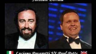 Paul Potts amp Pavarotti  Nessun Dorma [upl. by Dorman]