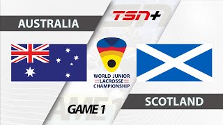 2024 WJLC  Australia vs Scotland  RoundRobin Game 1 [upl. by Liu]