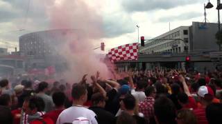 Mainz 05 vs St Pauli  Marsch  Pyrotechnik 140511 [upl. by Oribelle]