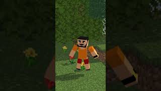 فرار پیشرو از هیروبراین در ماینکرافتLeading escape from Herobrine in Minecraft shorts [upl. by Hairim]