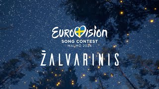 ŽALVARINIS  Gaudė Vėjai  Eurovision 2024  LITHUANIA [upl. by Aleydis]