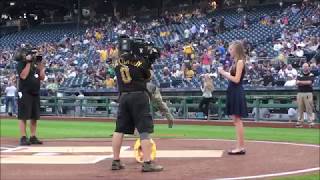 Ariel Cameroe  Pittsburgh Pirates National Anthem  PNC Park [upl. by Ahsiel]