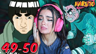 IM SHATTERED Rock Lee FORBIDDEN JUTSU  Episodes 49 amp 50  NARUTO REACTION  REVIEW [upl. by December743]