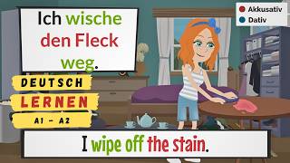 Deutsch Lernen  german in daily life  Deutsch A1A2  learn german  german for beginners [upl. by Rocker]