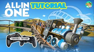 ALLINONE TUTORIAL Planet Coaster Console PS5 4  XBOX One X reUp [upl. by Aleciram994]