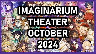 【Genshin Impact】50 Visionary Mode Imaginarium Theater October 2024 [upl. by Hayimas]