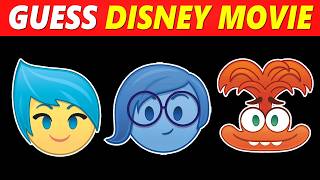 Guess DISNEY Movie by Emoji 🎬🏰🍿 Inside Out 2 Elemental Wish amp More [upl. by Choo991]