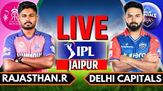 IPL 2024 Live RR vs DC Live Match  IPL Live Score amp Commentary  Rajasthan vs Delhi Live Inning 2 [upl. by Guglielma]