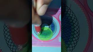 Colorful Serpent Path – Created with a Spirograph spirographsh asmrvideo satisfying art pattern [upl. by Ameekahs]