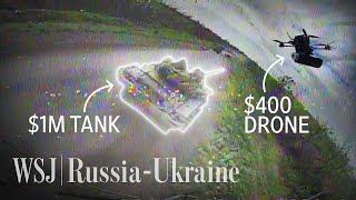 How Ukrainian DIY Drones Are Taking Out Russian Tanks  WSJ [upl. by Flemings656]