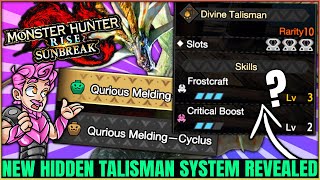 Best Qurios Melding Talisman Possible Confirmed  All Skills amp More  Monster Hunter Rise Sunbreak [upl. by Ase]