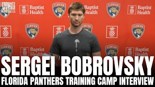 Sergei Bobrovsky Reflects on Florida Panthers First Ever Stanley Cup Win amp 2025 Season Potential [upl. by Lleznov565]