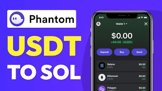 How To Swap USDT To Sol on Phantom Wallet  Full Guide 2024 [upl. by Aural418]