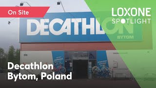 The Loxone installation at the Decathlon Bytom branch in Poland  Loxone 2024 [upl. by Valora]