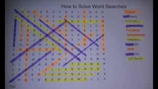 How to Solve a Word Search Puzzle Quickly  Tips Tricks and Strategies  Step by Step Instructions [upl. by Gabriella906]