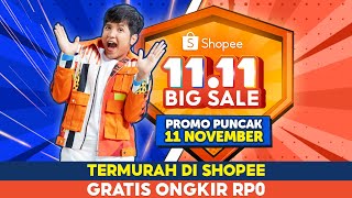 Ikuti Flash Sale 1000 iPhone amp 5 Mobil hanya di Shopee 1111 Big Sale Promo Puncak 11 Nov [upl. by Erreipnaej]