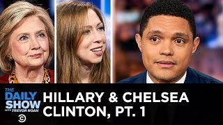 Hillary Rodham Clinton amp Chelsea Clinton  Conspiracy Theories amp Impeachment  The Daily Show [upl. by Anyela]