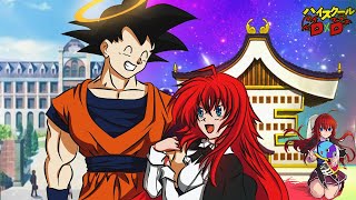 GOKU TRAICIONADO Y ENVIADO AL MUNDO DE HIGH SCHOOL DXD ⭐ PELICULA COMPLETA 2022⭐ NO HAREM LO SIENTO [upl. by Newcomer]