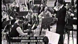 Celibidache rehearsing Bolero by Ravel 1965 with The Swedish Radio Orchestramp4 [upl. by Ling]