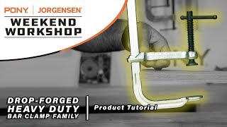 Weekend Workshop  DropForged HeavyDuty Bar Clamp Family Tutorial [upl. by Ahsien]